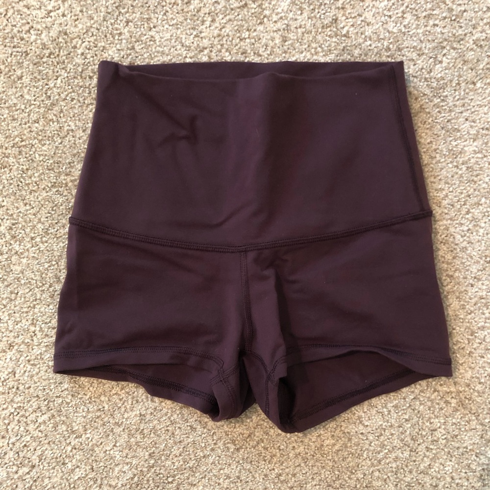 Lululemon shorts size 2 - plum